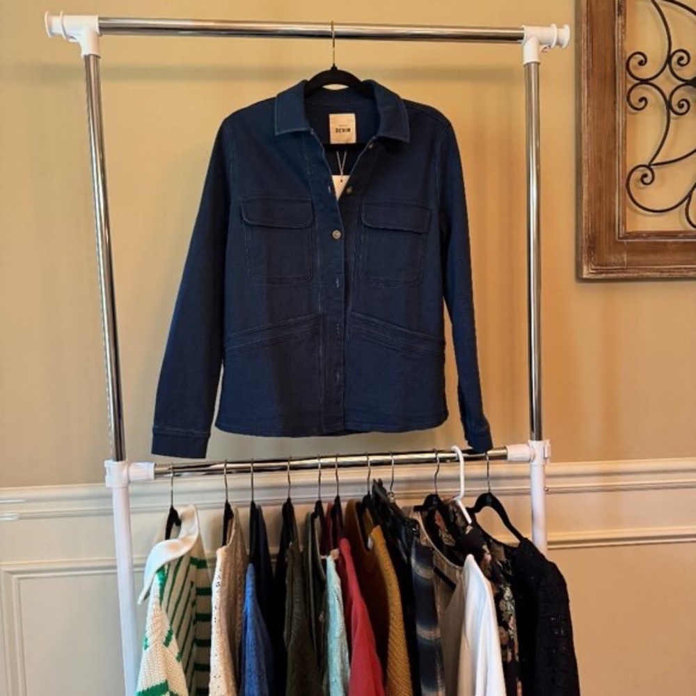 Sezane Willa Jacket Indigo - Size M
